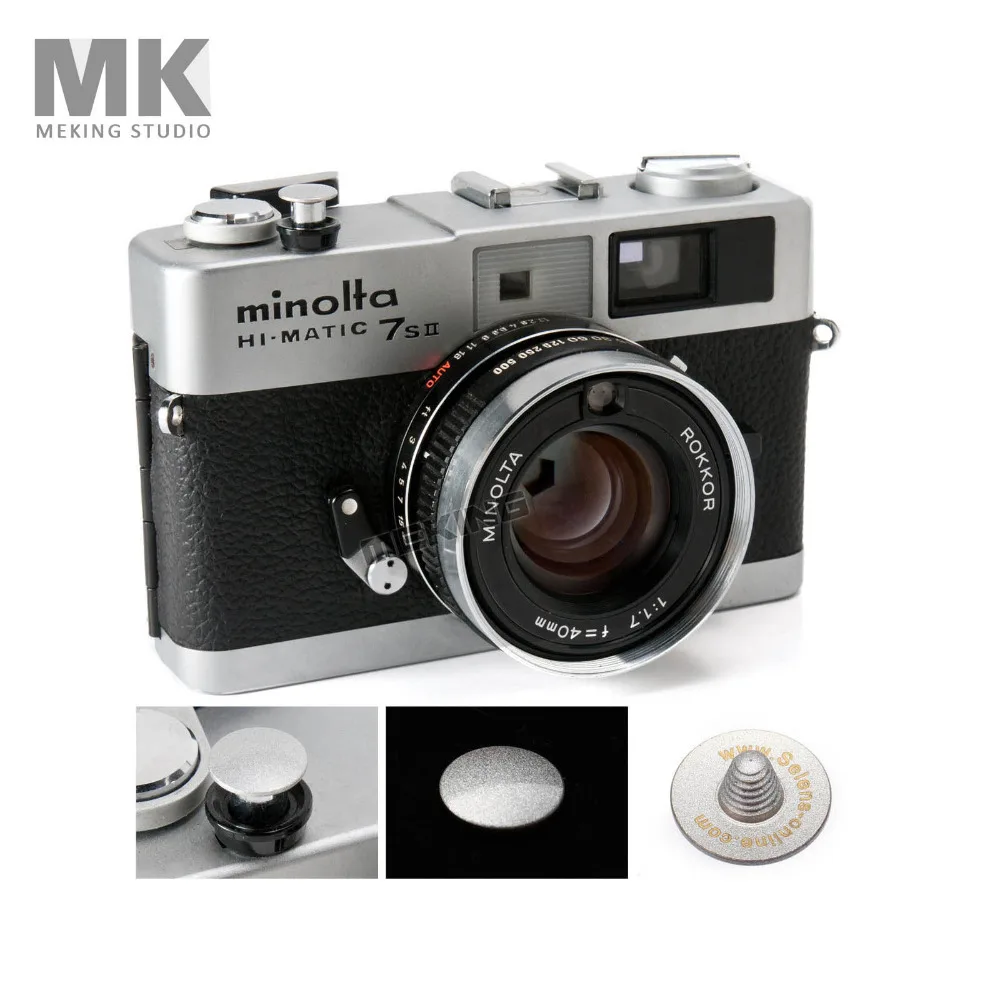 Цветная цифровая камера Selens мягкая кнопка спуска затвора с винтом серебряная