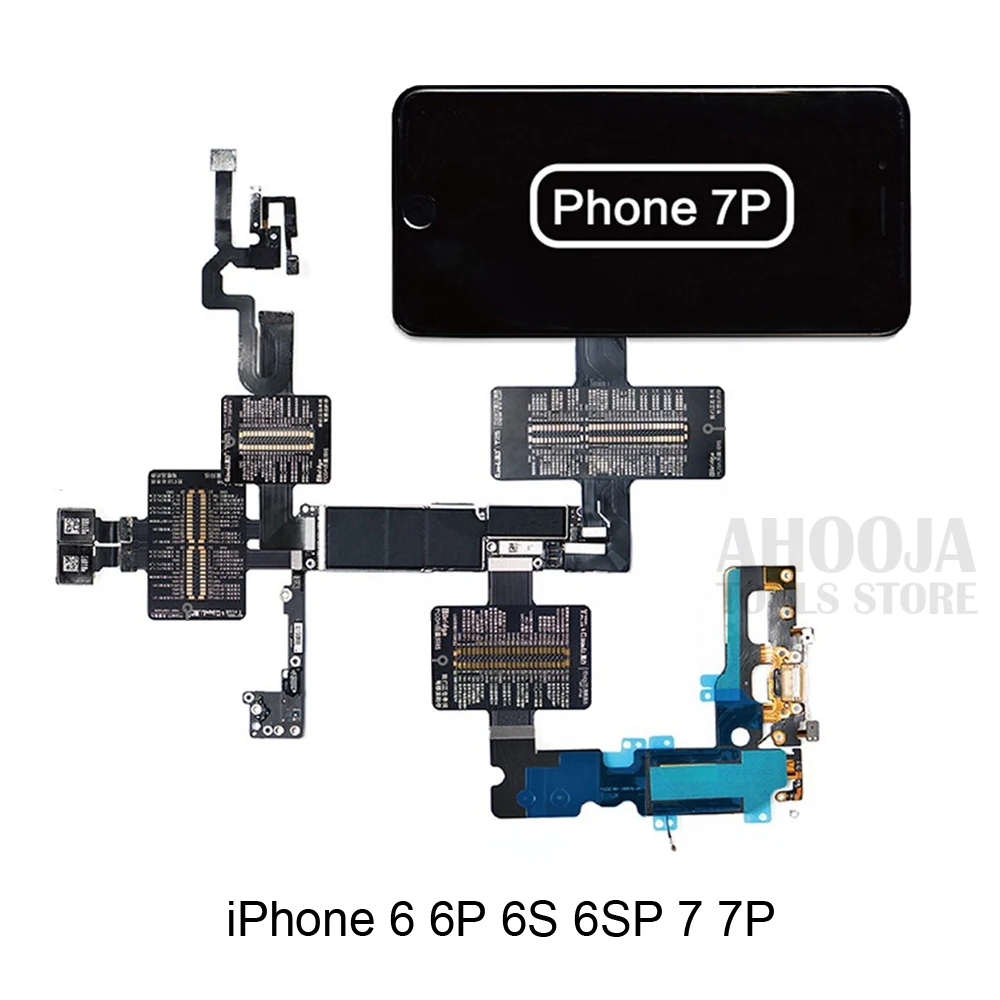 IBridge измерительный гибкий кабель для iPhone 6 6P 6S 6SP 7 7P 8 X материнская плата запасные штифты Сопротивление Напряжение тест сигнала удлинитель