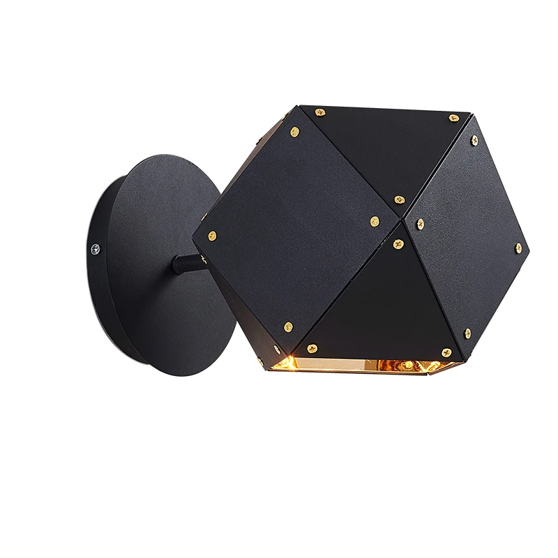 

Modern Wall Lamp for living room Wall Sconces Bedroom Bedside Black Metal Wall Lights Home Lighting kitchen Fixtures