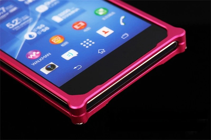 Чехол для Sony Z2 Z 2 прочный металлический винтовой противоударный корпус с задней