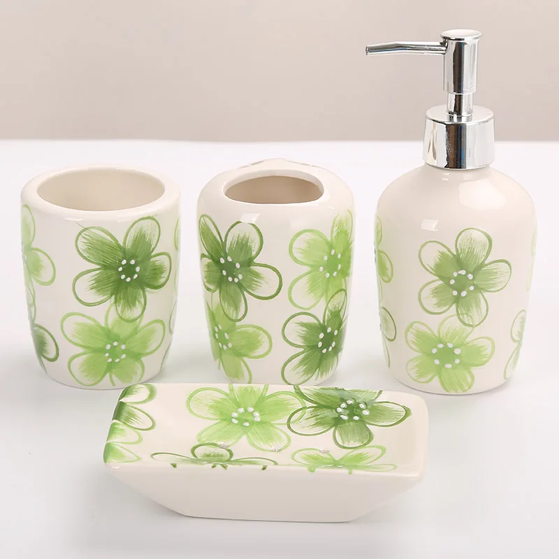 Керамическая мыльница Диспенсер косметические бутылочки ванная комната