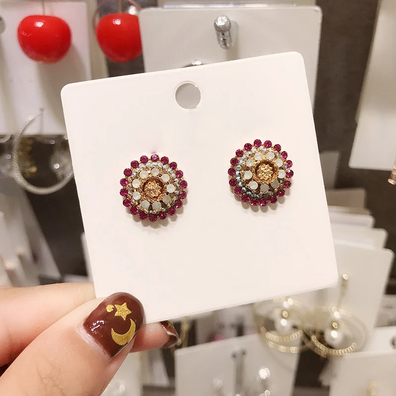 Новые серьги в этническом ретро стиле для женщин характерные Простые Модные