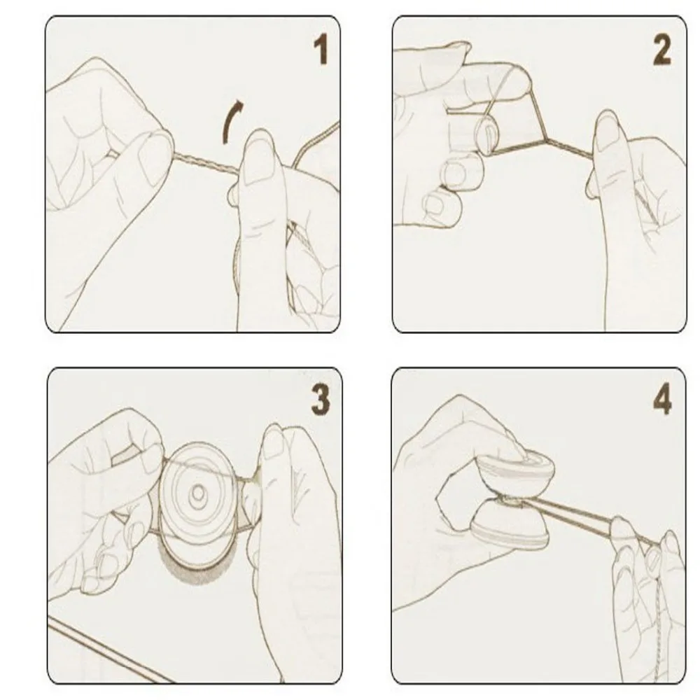 Профессиональный глушитель MAGICYOYO из алюминиевого сплава с перчатками и 5