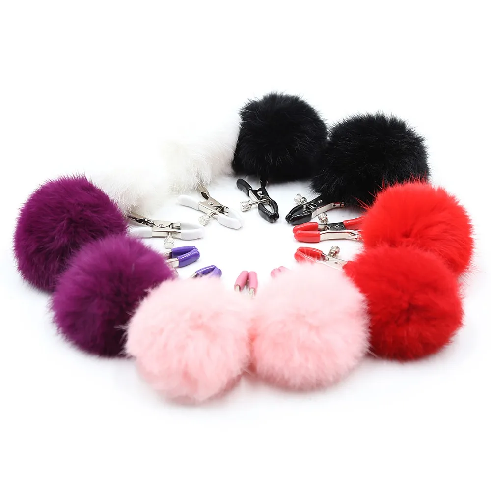 Фетиш SM металлический ниппель зажимы Связывание грудные Стимулятор клитора с