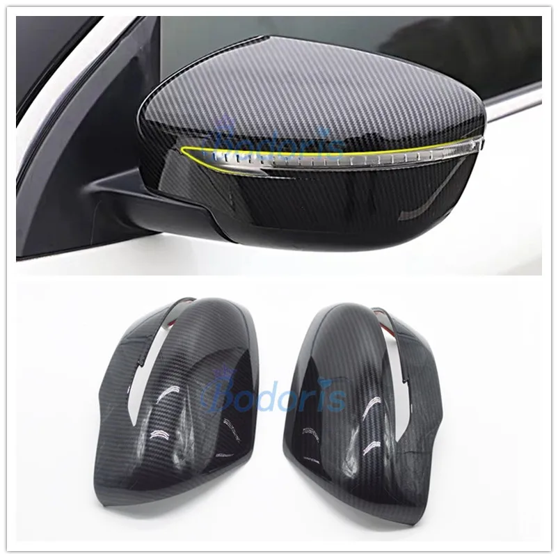 Цветная накладка на дверное зеркало из углеродного волокна накладная панель