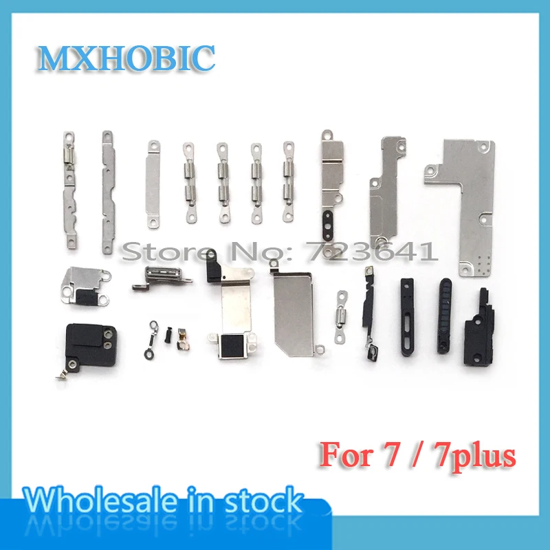 

10 компл./лот, внутренние аксессуары для iPhone 7 7G plus внутри, маленькие металлические детали, держатель, кронштейн, защитная пластина, набор, зам...