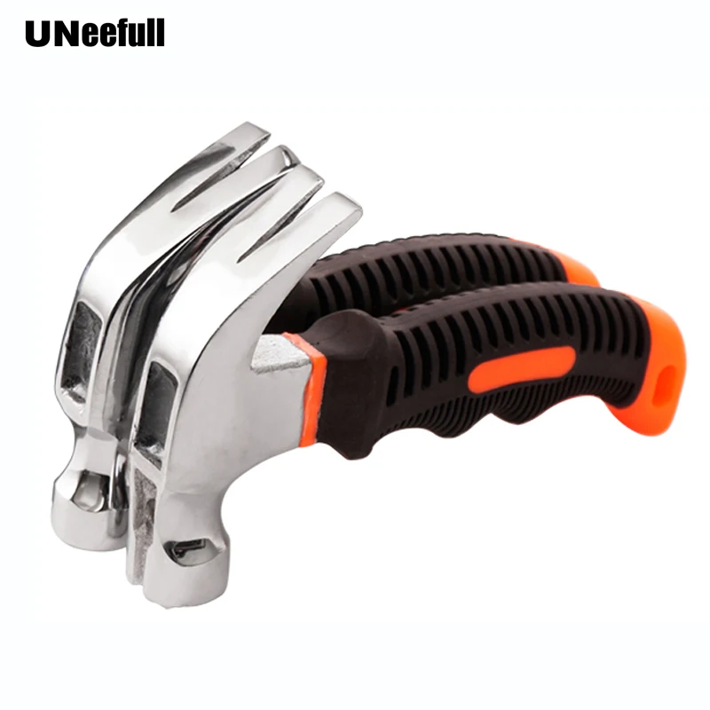 Небольшой Магнитный молоток UNeefull миниатюрные молотки с резиновой ручкой