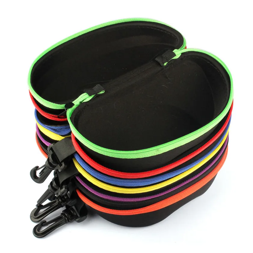 2017 автомобильный стиль качественные портативные очки с карабином Жесткий Чехол