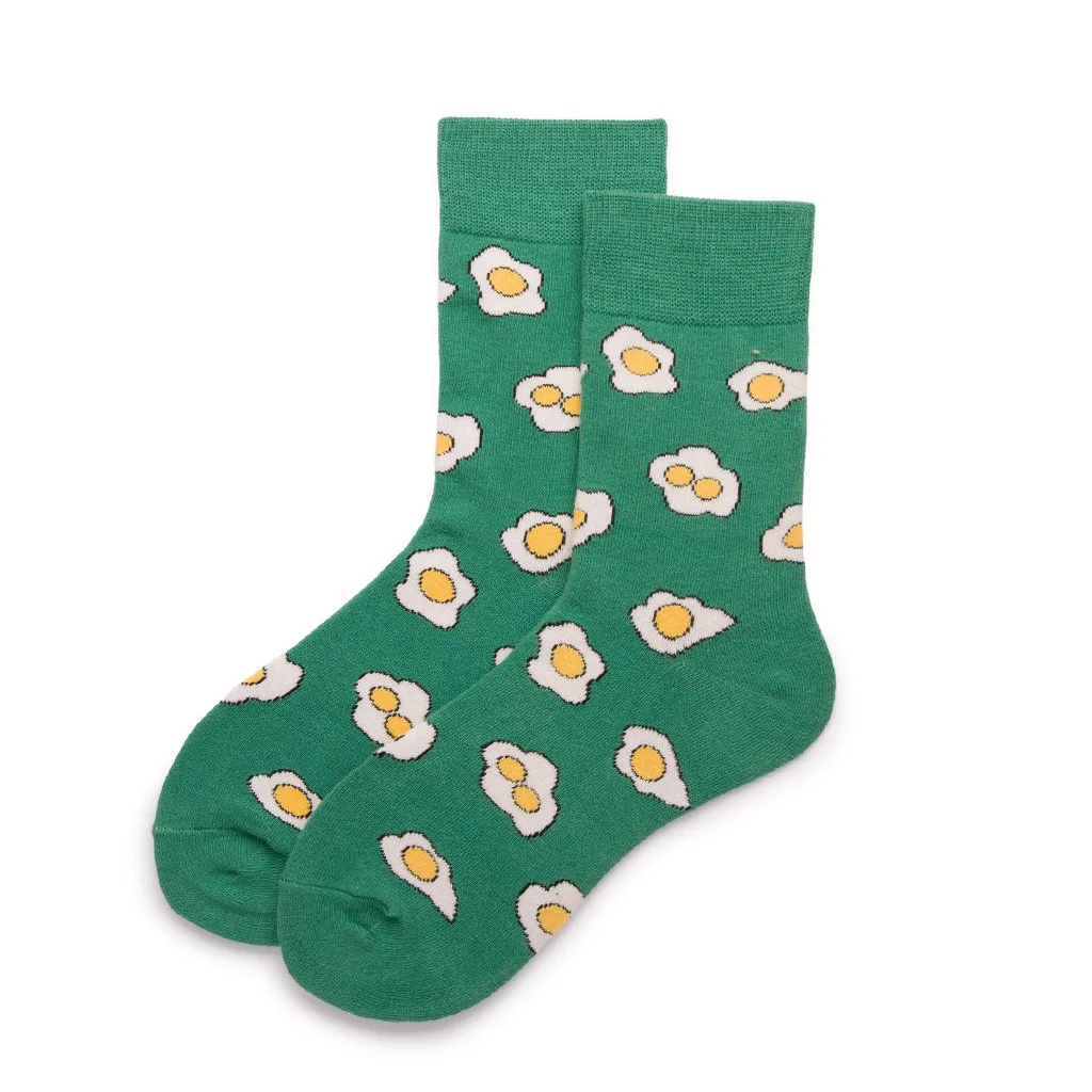 Женские хлопковые носки без пятки толстые модные с принтом | Женская одежда