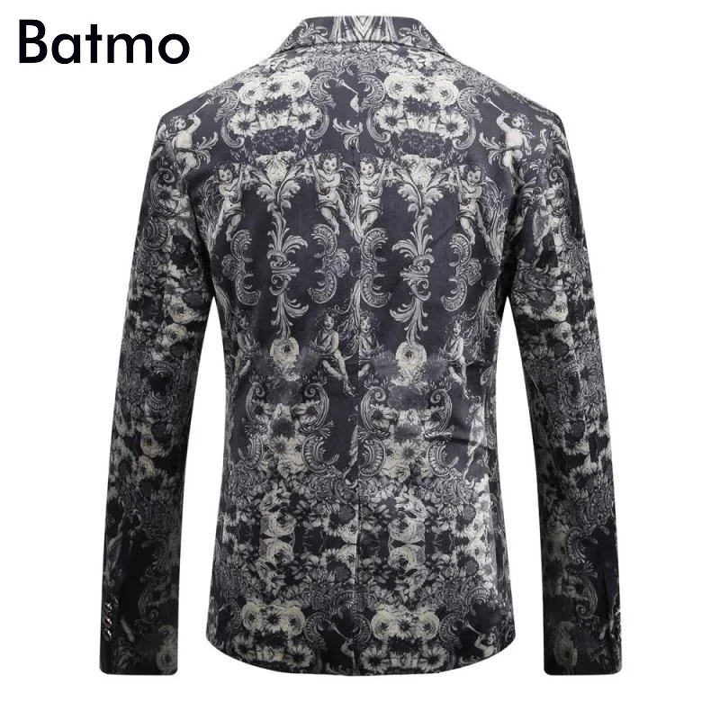 Batmo 2017 новое поступление осенне зимние модные Британский стиль бархат печати
