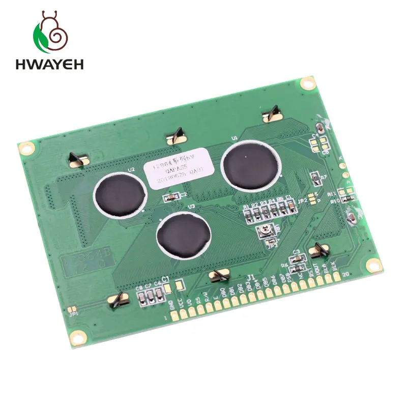 1 шт. ЖК дисплей 12864 128x64 точки графика синего цвета Подсветка модуль raspberry для