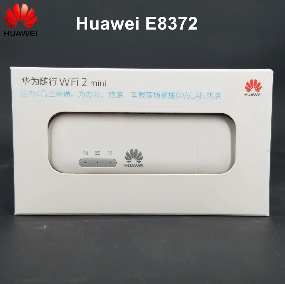 Разблокированный huawei E8372 E8372h-153 E8372h-608 с антенной 2 шт 150 м LTE USB Wingle LTE 4G USB WiFi модем автомобильный wifi PK E3372