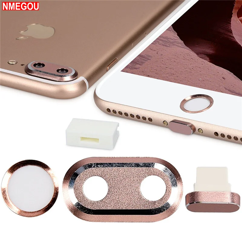 4 в 1 защитный набор для телефона IPhone X 7 8 Plus IPhone7 IPhone8 IPhonex Touch Id домашняя кнопка