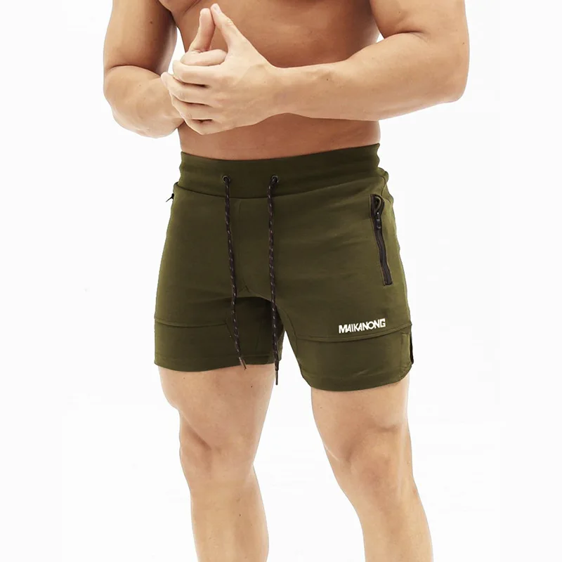 2018 высококачественные Брендовые мужские шорты спортзал фитнес бег s