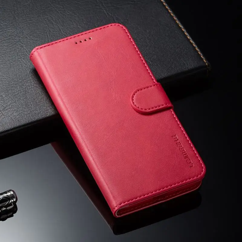 Розовый Кожаный флип-чехол для huawei mate 20 Lite mate 20 Pro с отделениями для карт, чехол-кошелек для Coque huawei mate 20, чехол для телефона Hoesje Funda - Цвет: Розовый