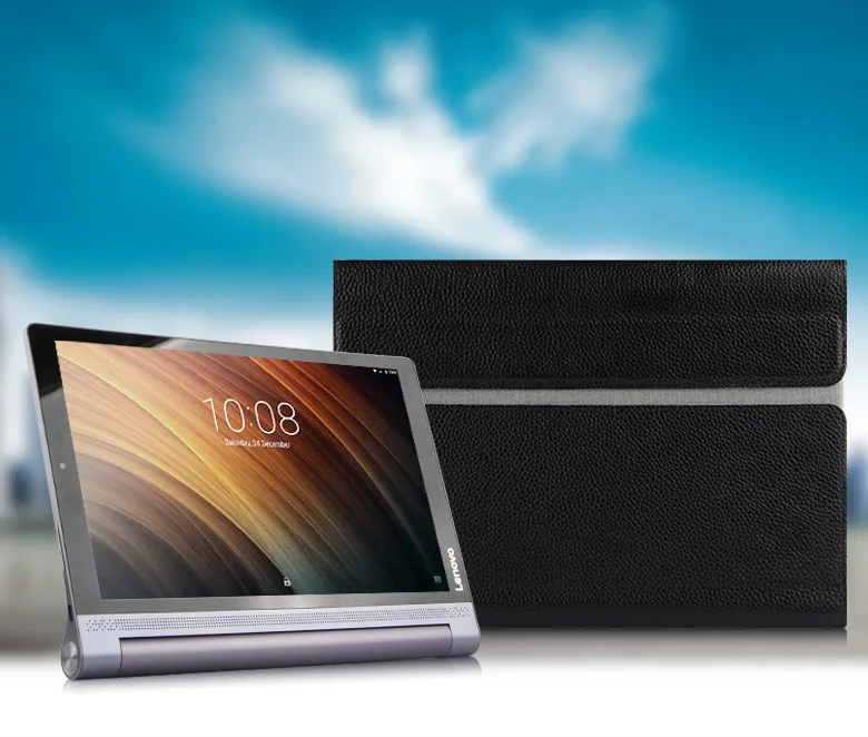Чехол из натуральной кожи для lenovo YOGA Tablet 2 10, защитный чехол для планшета Yoga tab 2 1050F 1051L 1050 10," из воловьей кожи