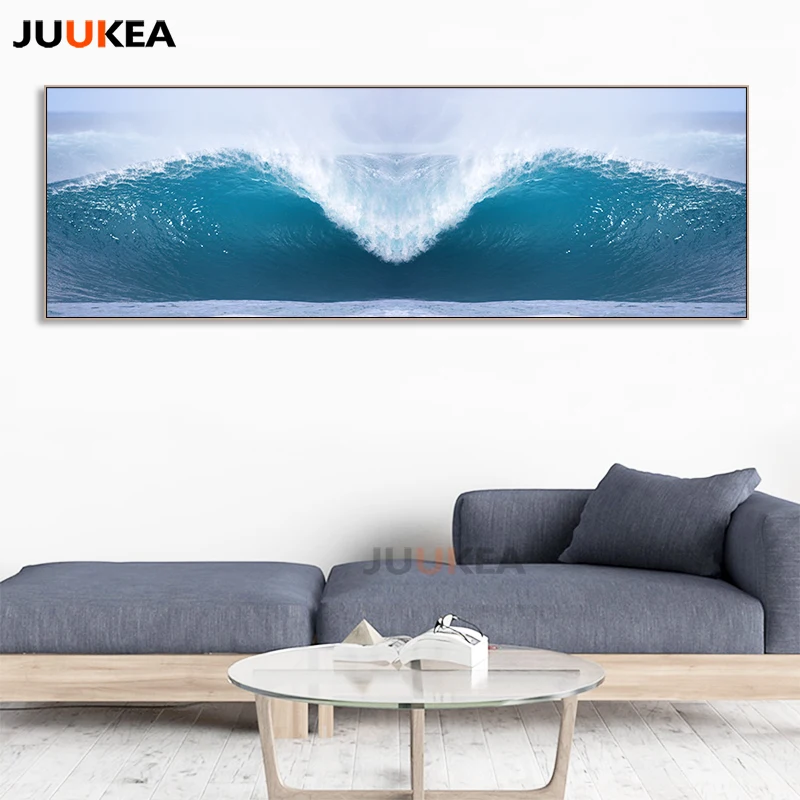 HD фотографии Книги по искусству морская волна Surf пейзаж холст печать живопись