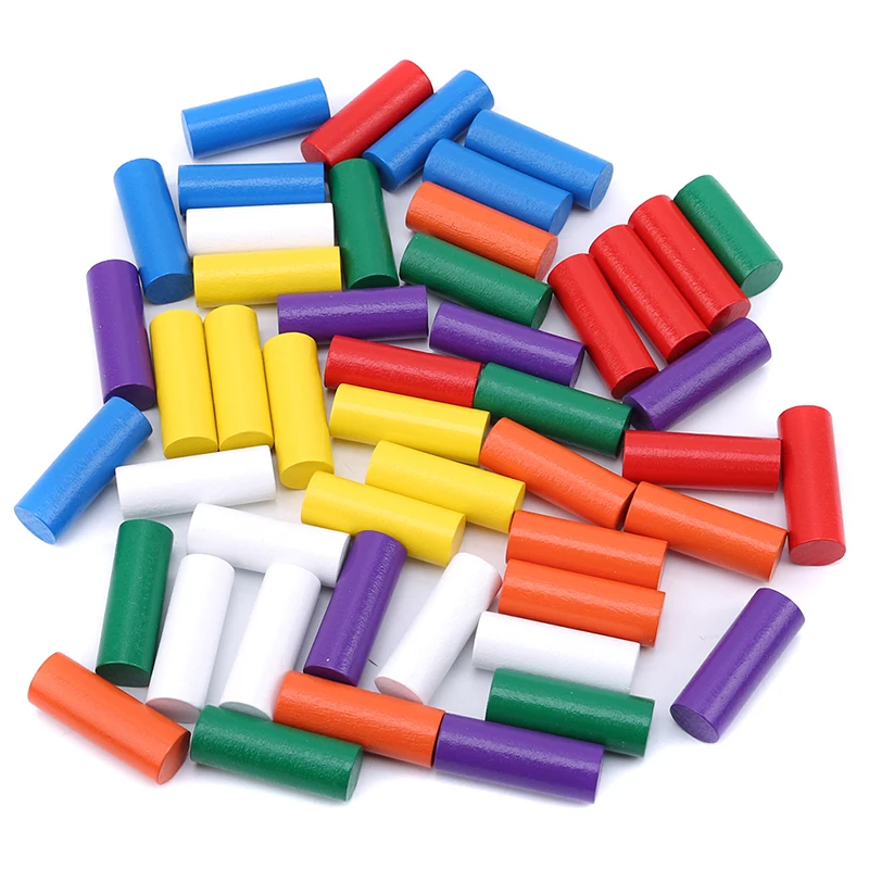 Материалы Монтессори игрушки развивающие игры цилиндрические блоки деревянные