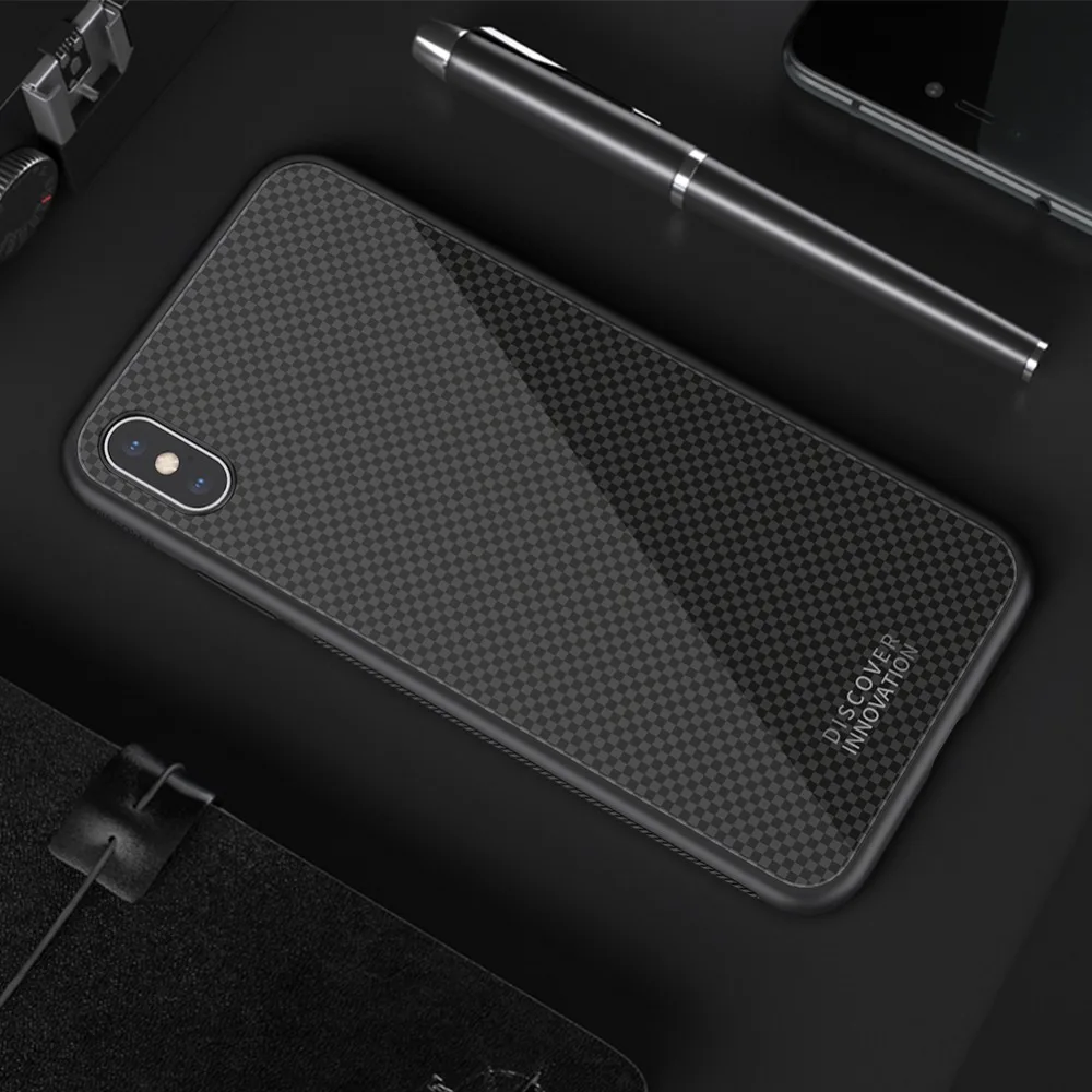 Для iPhone XS Max XR X чехол Nillkin 2.5D Закаленное стекло Панель задняя крышка Роскошный чехол для телефона для iPhone XR XS Max X Nilkin чехол