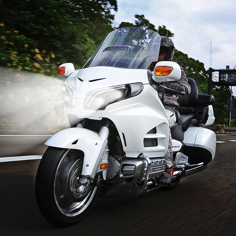 Фото Передняя светодиодная фара KT для мотоцикла Honda Goldwing F6B 2013-2016 №4