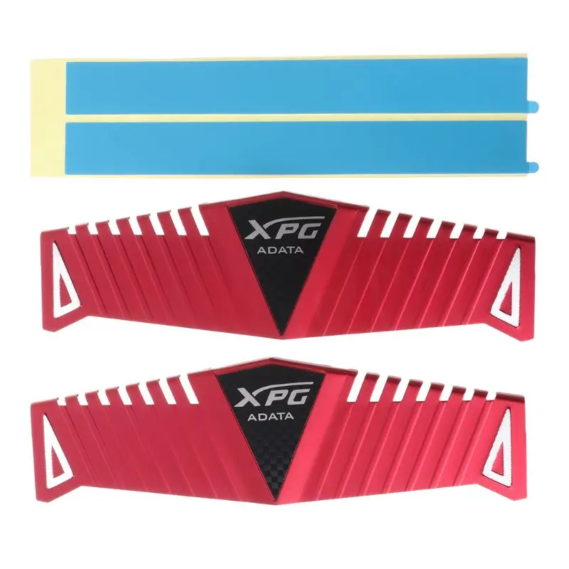 Радиатор охлаждающий для настольной памяти DDR2 DDR3 DDR4 1 комплект|Кулеры и системы