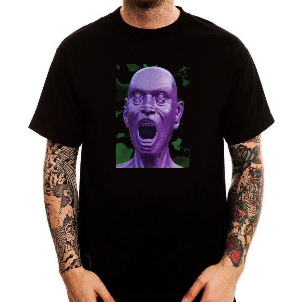 Глюк галлюцинация Фиолетовый Человек Страшные Ужасы ситец Лидирующий бренд