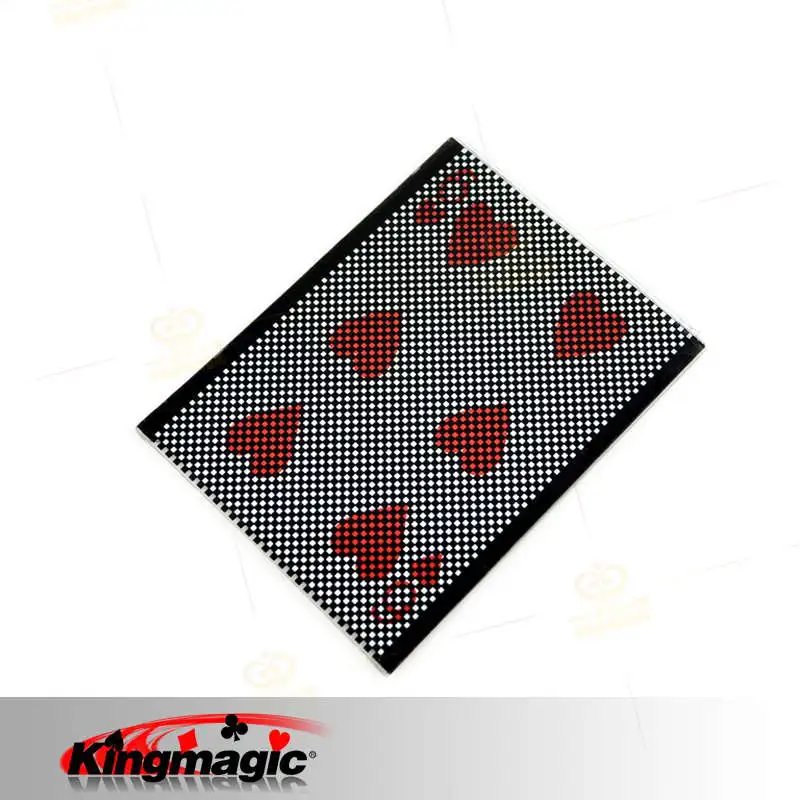 Новый вау пластиковые карты изменить Иллюзия рукав волшебный трюк 8 9x7 см