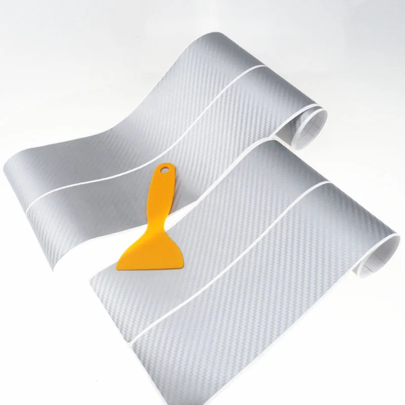 4. Устойчивая к царапинам наклейка на дверь из углеродного волокна универсальная