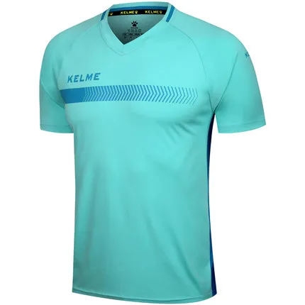 KELME аутентичная футбольная одежда с коротким рукавом на заказ для мужчин соревнования тренировочный костюм Джерси K16Z2003 - Цвет: Mint