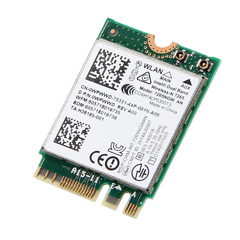 Беспроводная сетевая карта Wi Fi адаптер для Intel 7265NGW AN NGFF 300 Мбит/с Bluetooth 4 0
