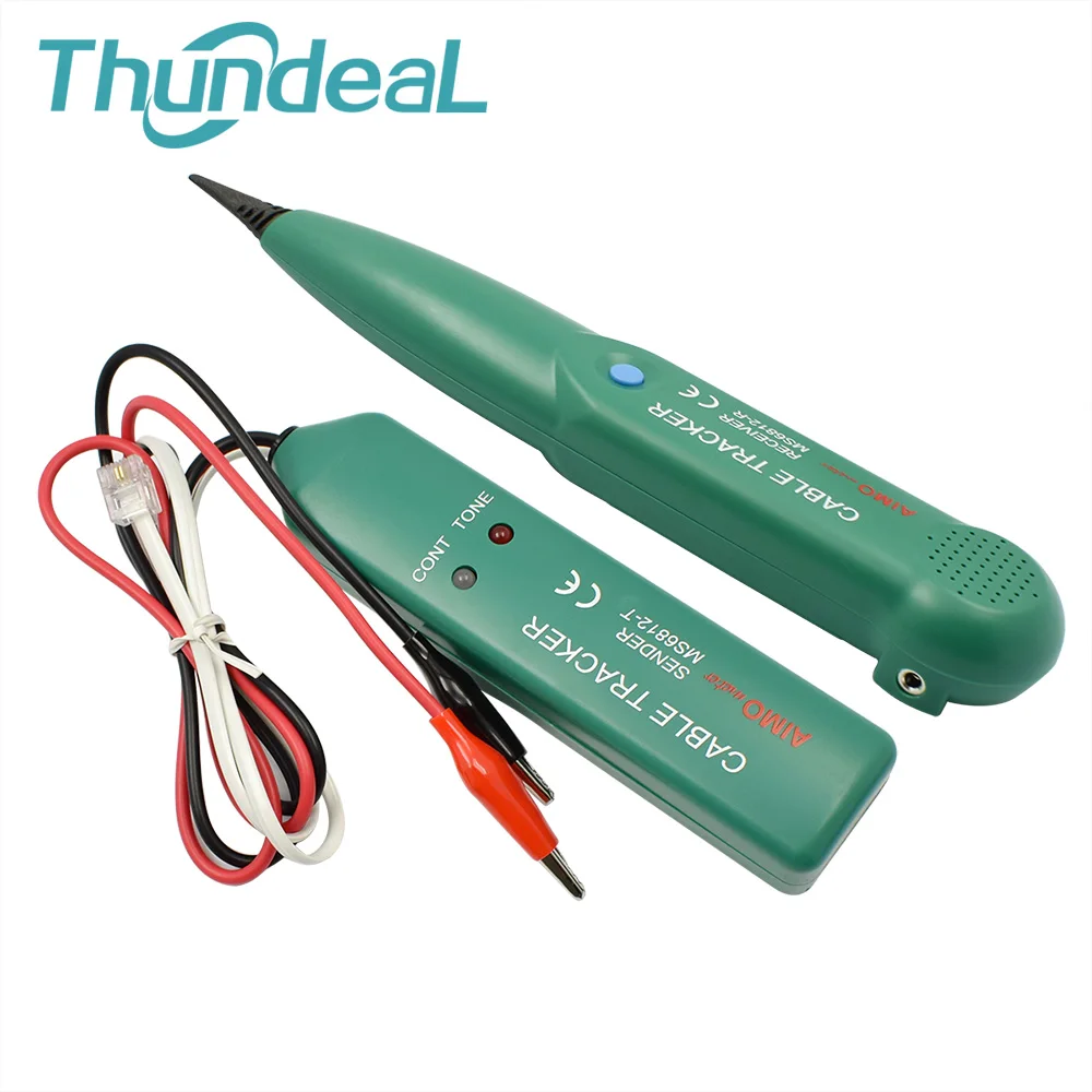 Оригинальный aimo MS6812 телефонный трассировщик проводки LAN Сетевой кабель тестер