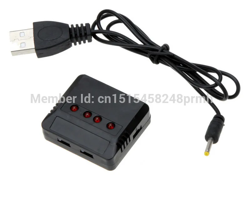 Оригинальный бренд RC вертолет самолет 4 порта USB Lipo зарядное устройство для Hubsan X4