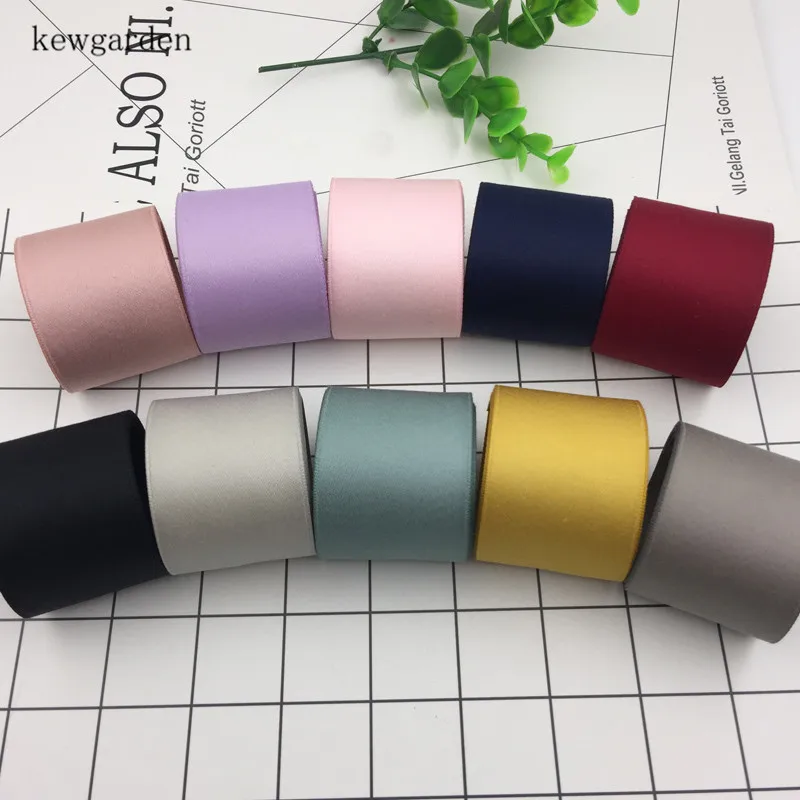 Kewgarden DIY брошь серьги аксессуары для волос атласные ленты матовая хлопковая лента