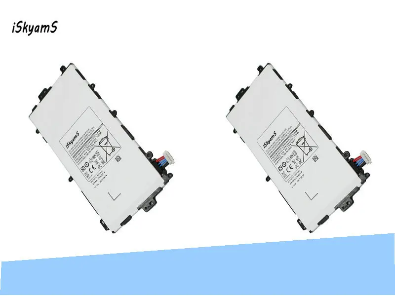 ИскайамС 2x 4600 мАч SP3770E1H Заменяемая батарея для планшета Samsung Galaxy Note 8.0 8 3G GT-N5100 GT-N5110 N5100 N5120.