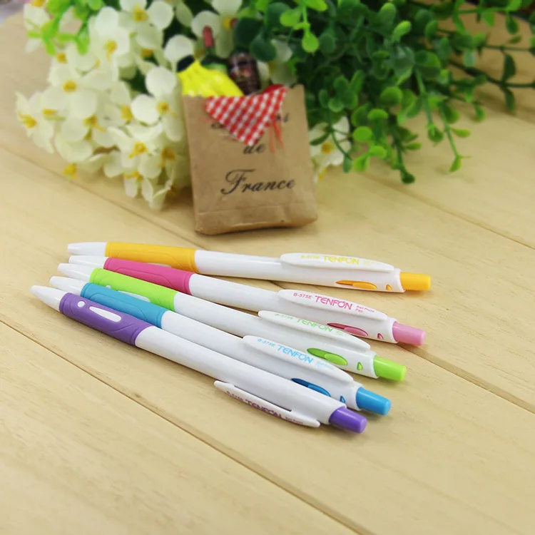 5 шт./лот творческая шариковая ручка карамельных цветов с эмблемой рекламные