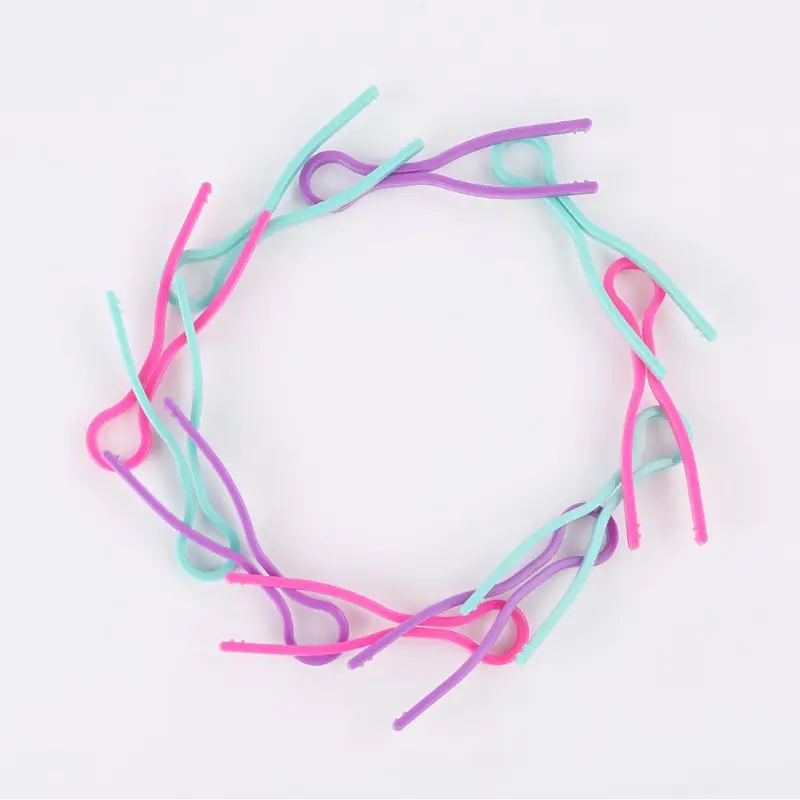 10 шт. пластиковая катушка Зажим Катушки Ниток ролик фиксированный обернутый