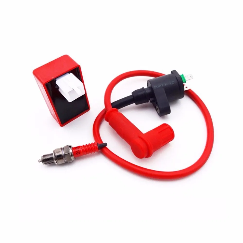Катушка зажигания Knight + 5 Pins AC CDI коробка Свеча A7TC для китайского квадроцикла 50 70 110