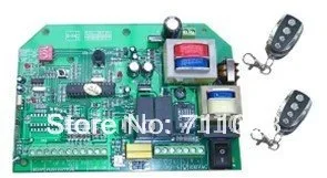 Панель управления для открывания раздвижных ворот переменного тока с 2 пультами