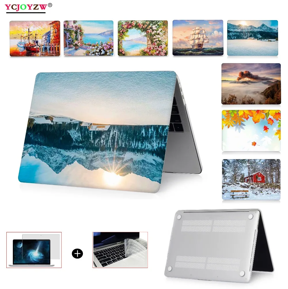 Чехол для ноутбука с несколькими изображениями apple Macbook M1 Air Pro Retina 11 12 13 15 16 чехол