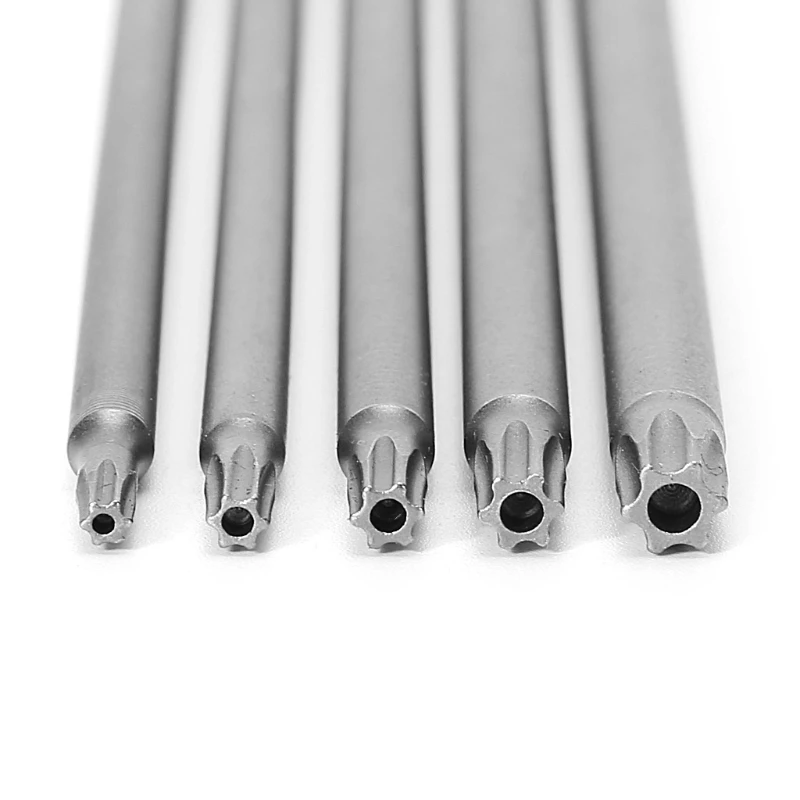 

5 Pcs/Set 150mm T10-T30 Long Magnetic Torx Electric Screwdriver Drill Bits Kit #20/24W