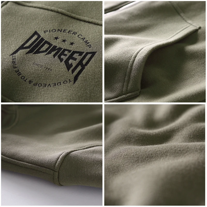 Толстовка мужская зимняя на молнии 100% хлопок AWY701217|brand hoodie men|fashion menhoodies men |