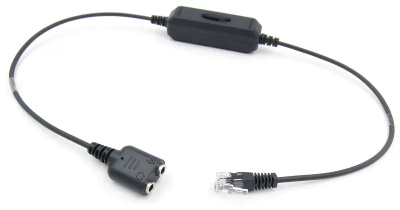 Универсальная гарнитура для телефона RJ9/RJ10/RJ22 адаптер с 8 контурными линиями