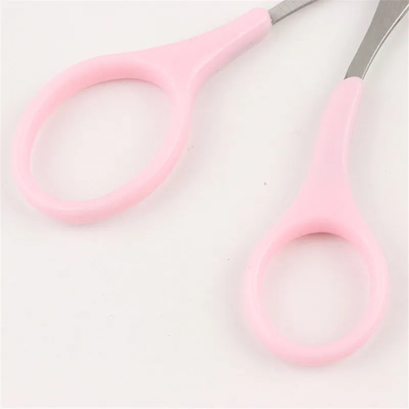 Ножницы для стрижки бровей с расческой средства снятия макияжа груминга