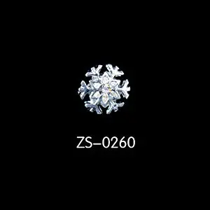 ZS0260 20 шт Рождество/ год 3D серебро/золото Снежинка Сплав дизайн ногтей DIY Стразы металлические украшения для ногтей товары для рукоделия ногтей ювелирные изделия - Цвет: ZS0260
