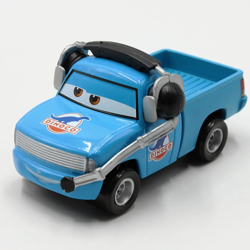 Disney Pixar Cars Scarce Version Dinoco Pickup Diecast Metal Alloy Cute Toy Car For Children Gift 1:55 Loose Brand New In Stock