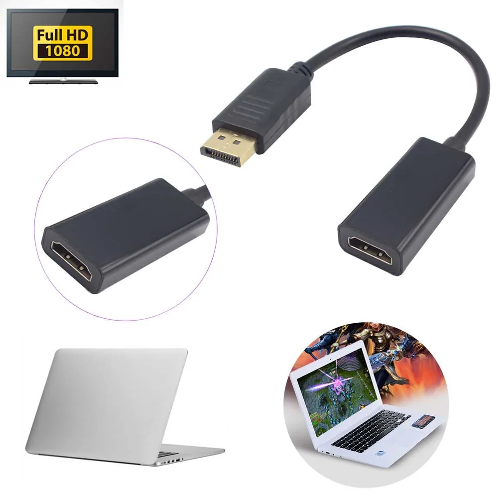 Переходник 2019 DP папа Displayport-HDMI мама кабель-конвертер для Samsung HP поддержка DisplayPort v1.1