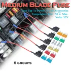 Предохранительный штифт CARPRIE, 5 шт., средний блок предохранителей для автомобиля, низкопрофильный стиль, в линию, блок предохранителей 51015202530A 32 В je5