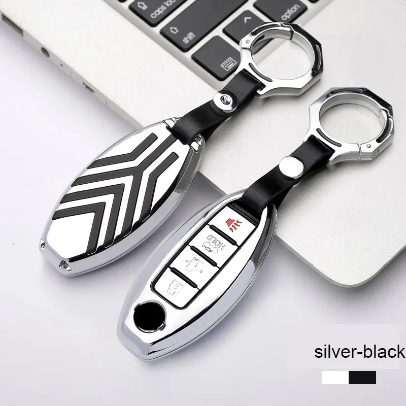 Чехол для автомобильного ключа из цинкового сплава чехол Nissan Teana X Trail Qashqai Note Livina