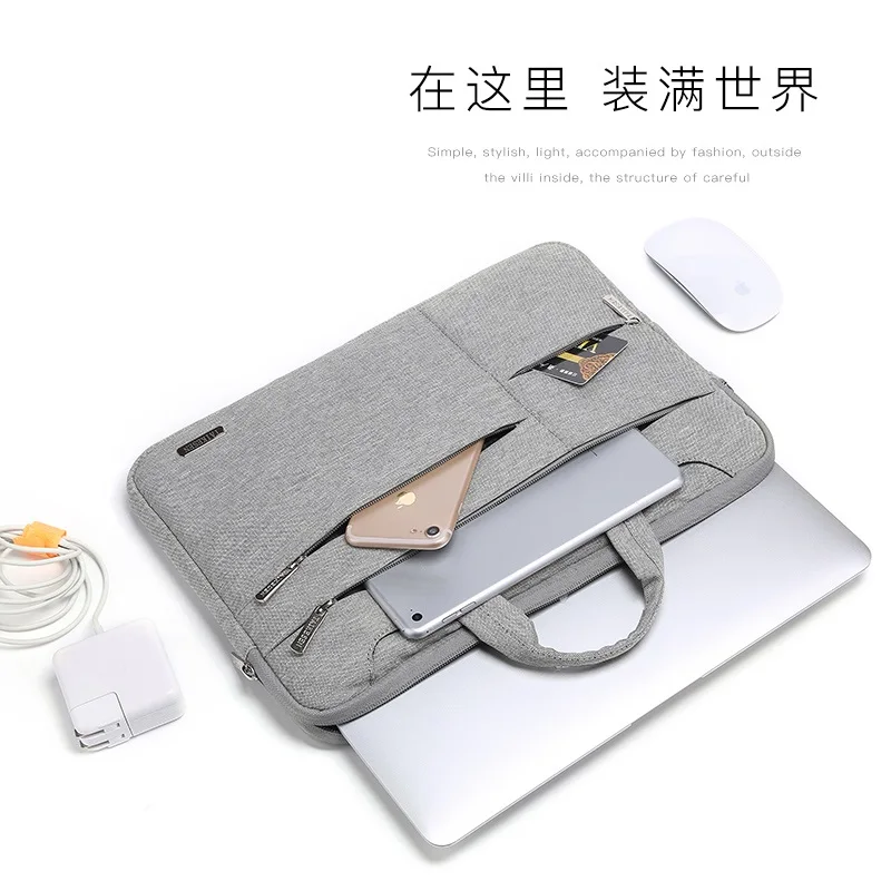 Сумка для ноутбука Macbook Air Retina 11 12 13 14 15 6 дюйма переносная сумка iPad чехол