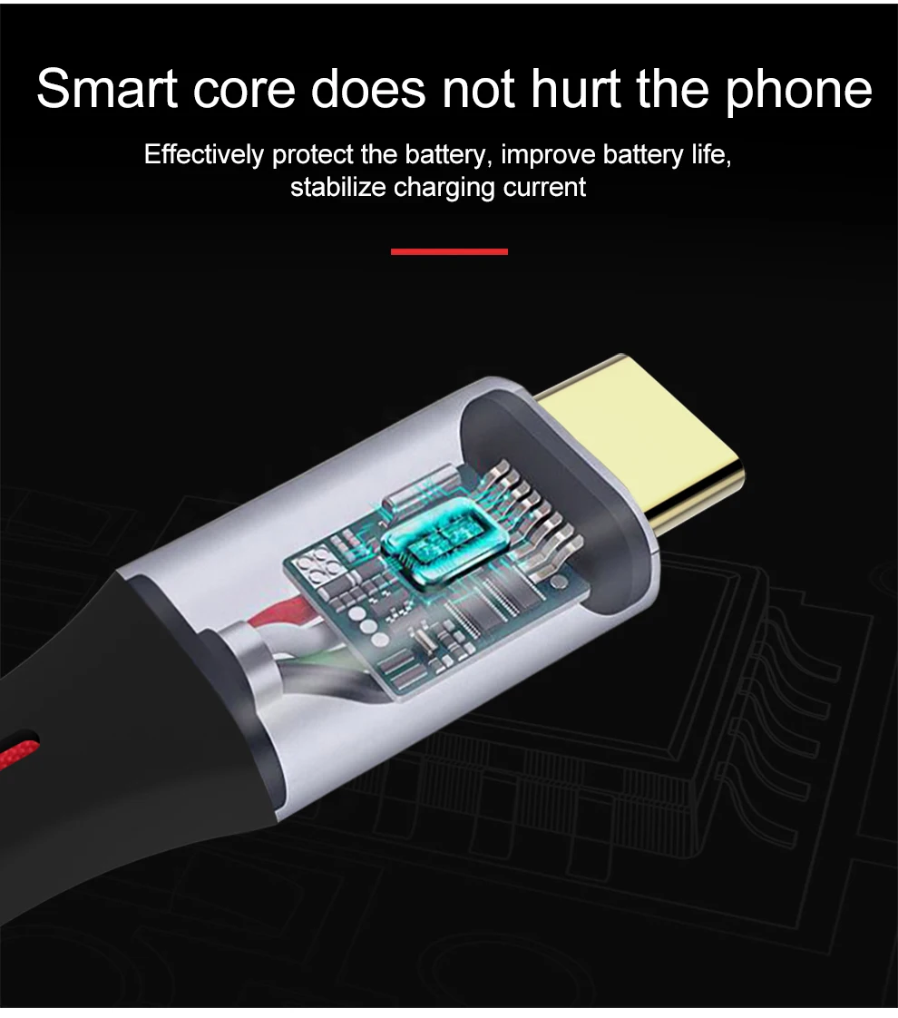 Biaze 3A usb type-C кабель для быстрой зарядки USB C кабель для samsung Galaxy S9 S8 Oneplus 6 тканевый плетеный кабель для синхронизации данных type-C телефонный кабель